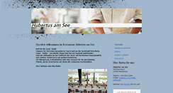 Desktop Screenshot of hubertus-am-see.de